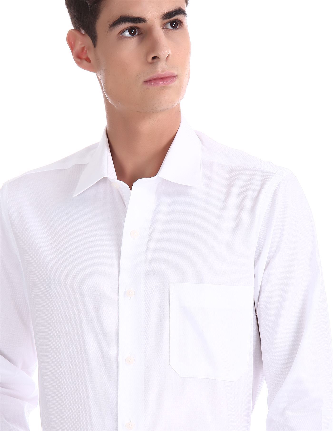 Arrow Men Formal Wear White Shirt